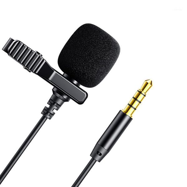 

joyroom live recording small microphone wired lavalier microphone headset 3.5 round hole k song mobile1