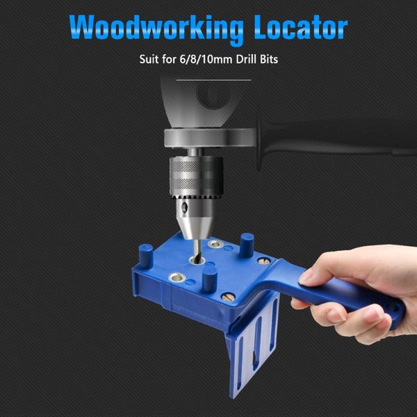 

party favor woodworking dowel jig 6/8/10mm drill bit handheld wood drilling doweling hole saw drills guide locator for carpentry