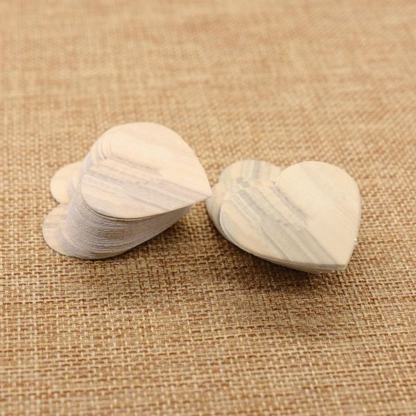 

50pcs/set heart shaped paper wood color paper confetti wedding party label price gift cards de sqcnwt