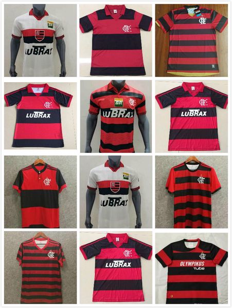 

1982 1988 1990 1995 1996 2008 2009 retro cr flamengo soccer jersey zico romario vintage flamengo football shirt, Black;yellow