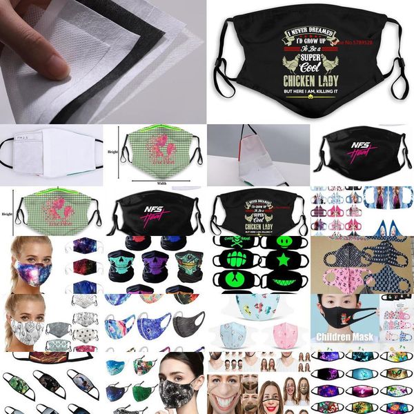 

neck ajwww super funny cool kawaii punk women kids mask chicken style lady black pm25 round shbqo