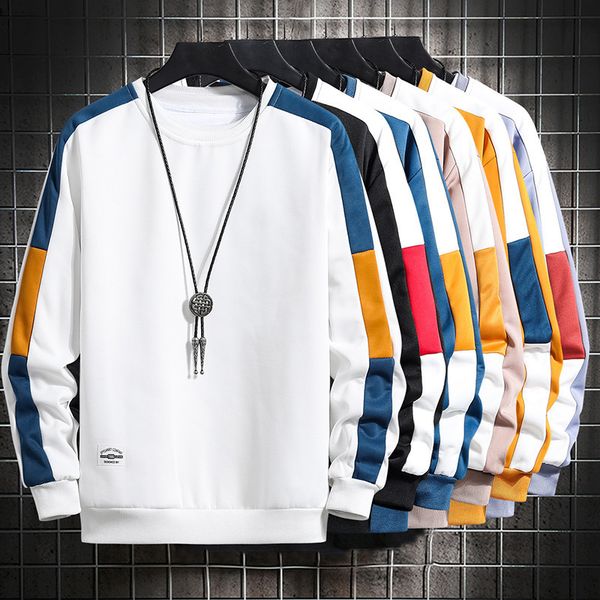 

2021 new men shredded crewneck sweater fall winter men's jerseys comfy black white mzye