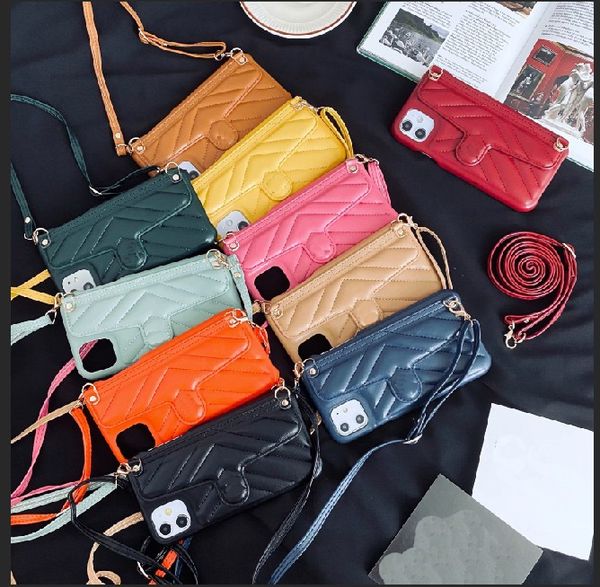 

iphone12 case designer chain multifunctional 12mini bag is suitable for iphone 12 pro max 11 xr xs max 7/8 mobile phone protection case