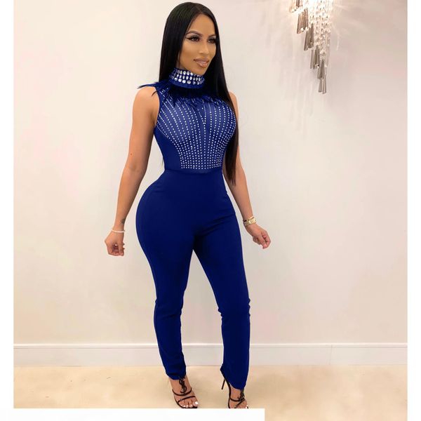 

pinepear leaf mesh jumpsuit trendy women turtleneck see through club set party matching outfits, White