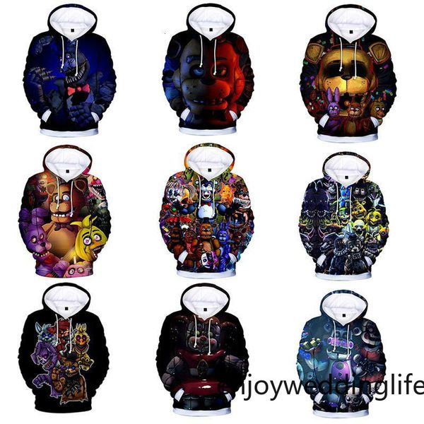 

fashion shrek kids five nights at freddy 3d hoodies kids shrek shirt funny hoodie hip hop streetwear 3d print sweatshirts hoodie plus size, Black