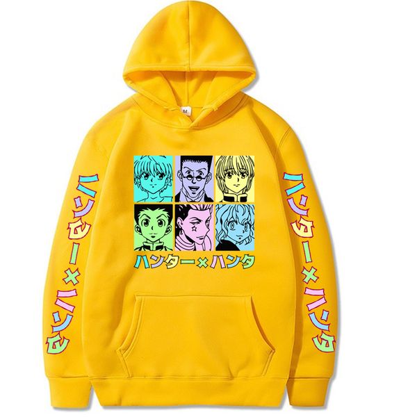 

2020 janpanese anime hunter x hunter killua hoodie men women hoodies sweatshirts hoodie, Black