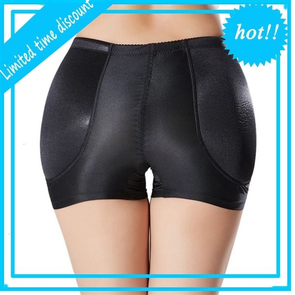 

100pcs women new underwear padded underpants hips panties seamless hip pads knickers buttom shaping lift butt enhancer ap304, Black;white