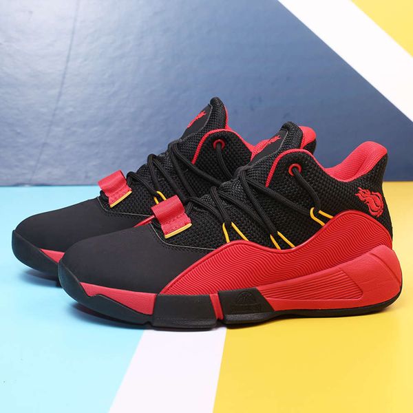 

board spring children's 2021 new color fashion casual middle school kids' fashionable boys' personalized basketball sho, Black;red