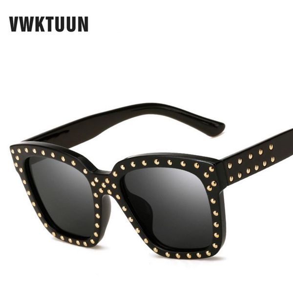 

vwktuun square sunglasses women vintage fashion sun glasses female eyewear korean men sunglass oversized shades retro oculos, White;black