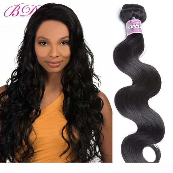 

bd new 3 bundles peruvian body wave human hair bundles within one bundles human hair extensions, Black;brown