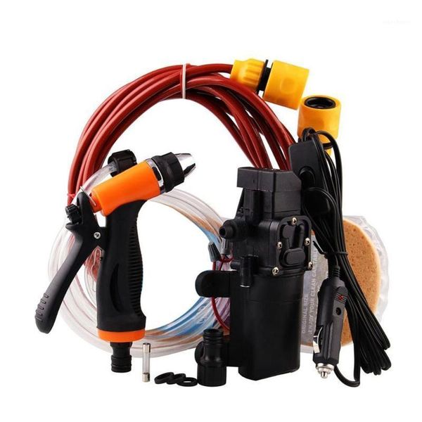 

portable car wash high pressure water spray gun electric water pump kit1