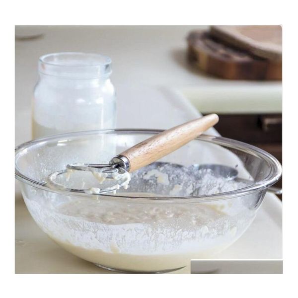 

danish dough whisk mixer blender admixer for cake dessert bread egg beater 13 inch diy bread dough tools kitchen jllswy loveshop01