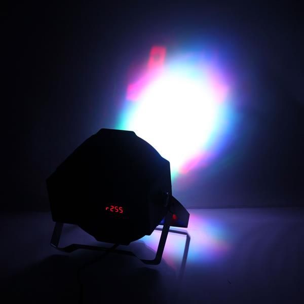 

new stage lighting 24w 18-rgb led auto / voice control dmx512 moving head high brightness mini stage lamp (ac 100-240v) black