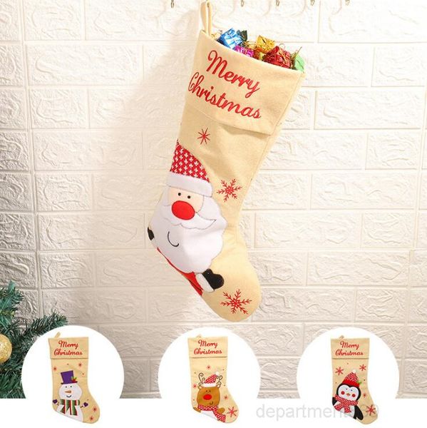 

stockings xmas candy gift bag tree hanging pendant merry christmas decoration home party ornaments creative gifts owa876