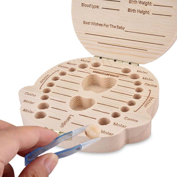 

wooden tooth storage box for grown up baby kids tooth box organizer storage box for baby milk teeth collect organizer wmtrrr dh_niceshop