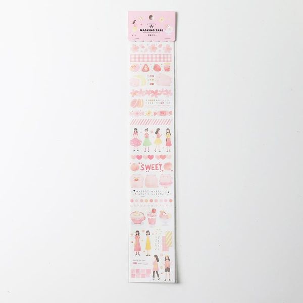 

2016 мм kawaii daily life mell article series mashi masking лента наклейки скрапбукинг канцтовары декоративная длинная полоса ленты h
