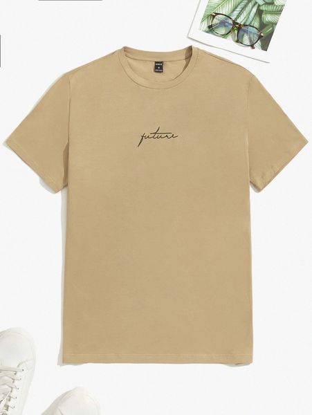 

men letter graphic tee o4x8#, White;black