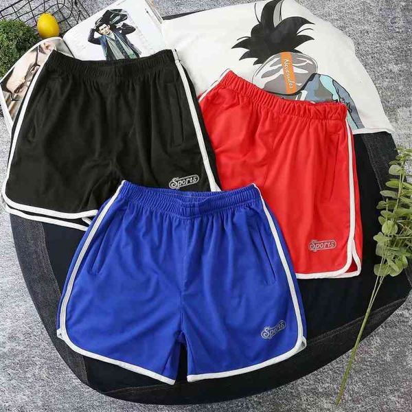 

2022 summer new men's casual shorts zipper three-way, White;black