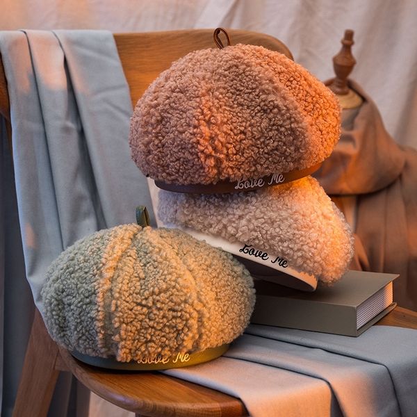 

fenk women fashion cap dobby knitted caps 7 casual winter warm yarn dyed fashion colors beanie hats, Brown;gray