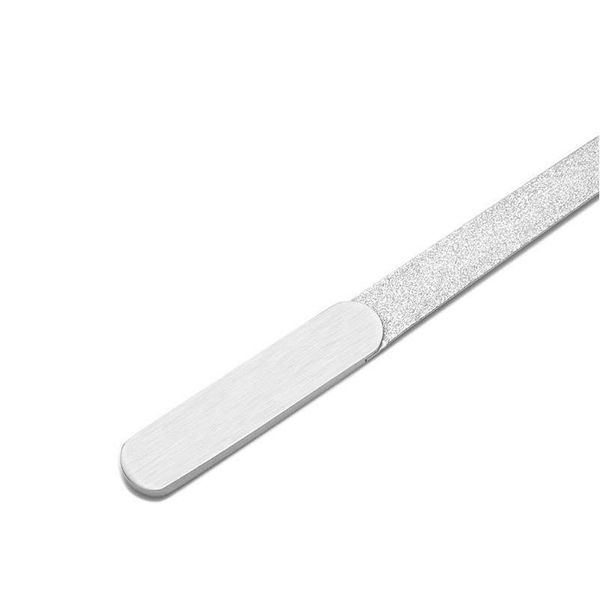 

1pcs stainless steel nail art file rod double sides buffer grinding finger cuticle remover polish gel manicure pedicu qylcue