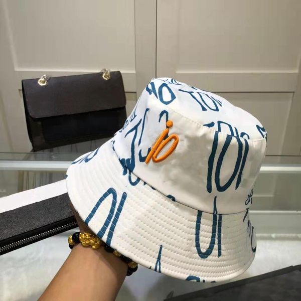 

luxury designer bucket hat men's and women's classic leisure fashion beach travel sun hats fisherman cap hight quality good, Blue;gray