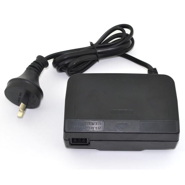 UK Plug au Plug Steen Charge AC Power Charger Адаптер для питания N64 DHL FedEx EMS Бесплатная доставка