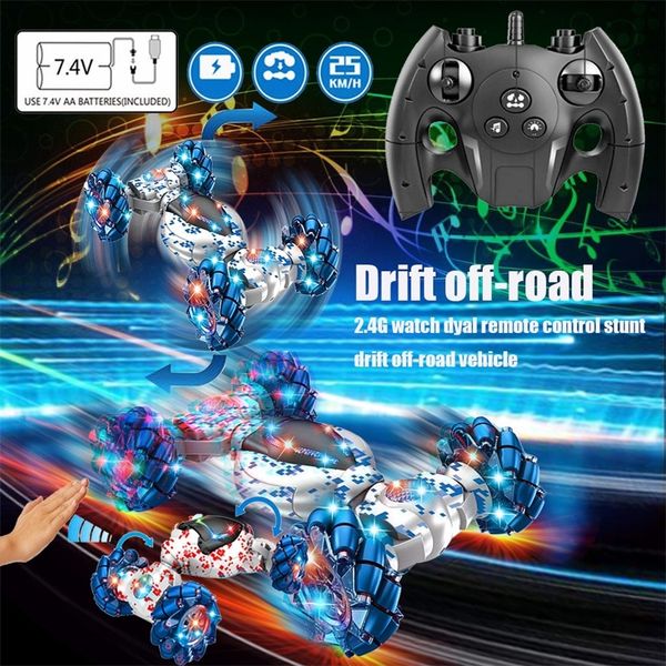 

remote controlled car xmas stunt rc car gesture gravity sensing twisting vehicledrift car driving toy gifts 201212