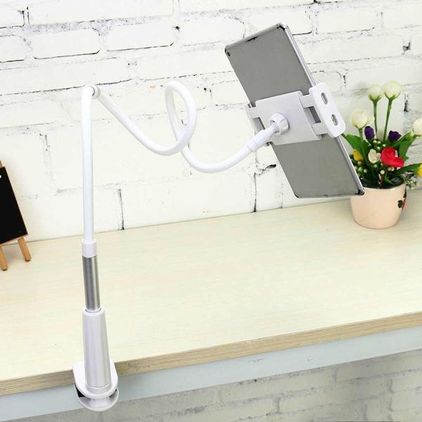 

smartphone lapuniversal 360 degree flexible table pad holder long arm lazy mobile phone stand for ipad