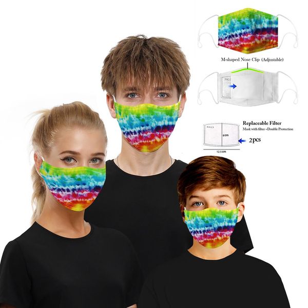 

face printing skull wholesale digital multi-design designer masks with filter chip dustproof pm2.5 smog childr