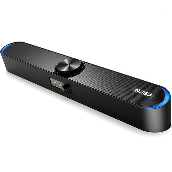 

soundbar njsj sound bar tv dual built-in subwoofer 15.8 inch 3d surround for home theater wired pc/phone 3 equalizer modes1