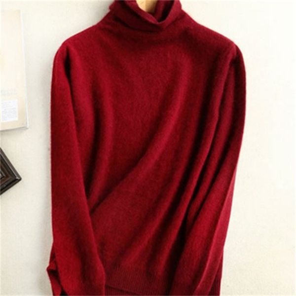 

2021 100% cashmere knitting yarn for women winter new mode female pullovers mink long hair fluffy down zhhj, White;black