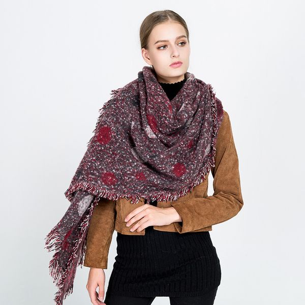 

new autumn and winter monsoon cashmere like scarf, Blue;gray