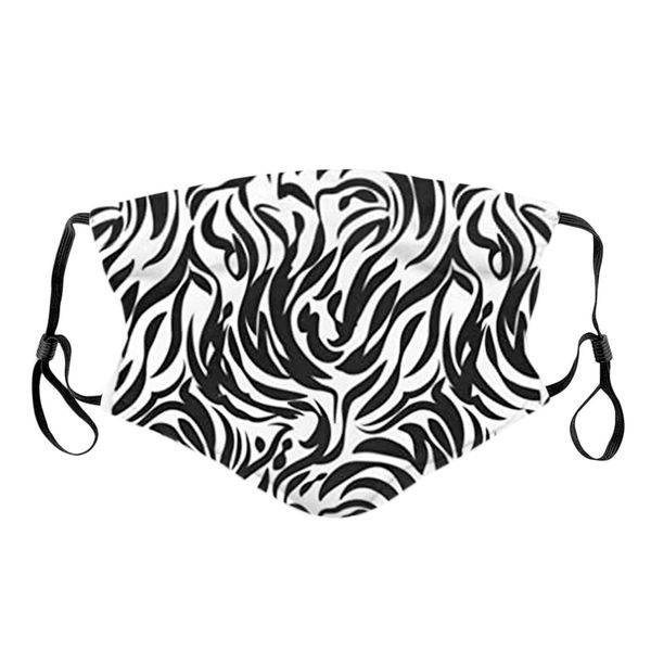 

tiger print face mask+6pcs filter pm2.5 outdoor mouth mask washable reusable mouth cover fashion fabric mask mascarillas bbysqw