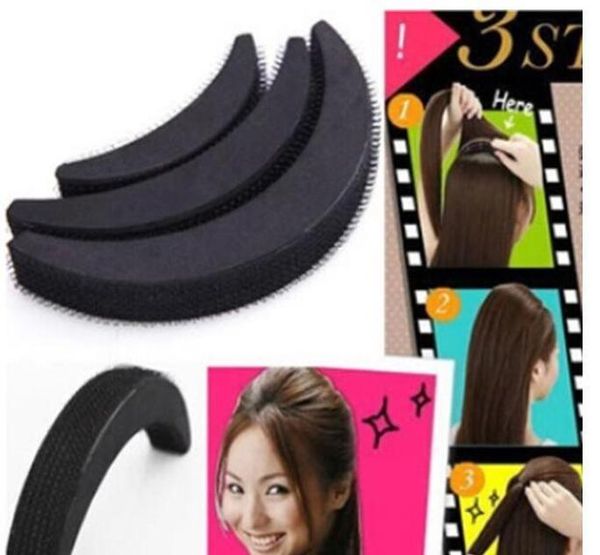 

sponge hair volume hair maker styling twist magic bun hair base bump styling insert tool vol jllyzg xhqhlady, Brown