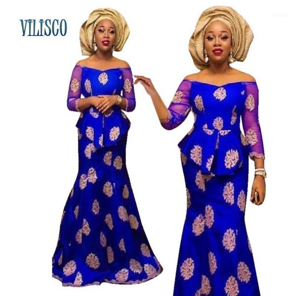 

african bazin riche and skirt sets for women vestidos party embroidered plus size african lace 2 piece sets clothing wy24901, Red