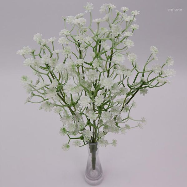 

decorative flowers & wreaths artificial baby breath/gypsophila wedding decoration white colour silk flowers1