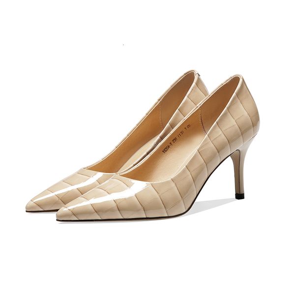 

22-24.5cm 2021 new patent in cow relief heels women's shoes mujer-to-woman zapatos 0kbq, Black