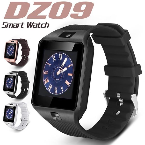Akıllı İzle DZ09 Akıllı Bileklik SIM Akıllı Android Spor İzle Android Cep Telefonları Için Inteligente GSM Cep Telefonu Smartwatch
