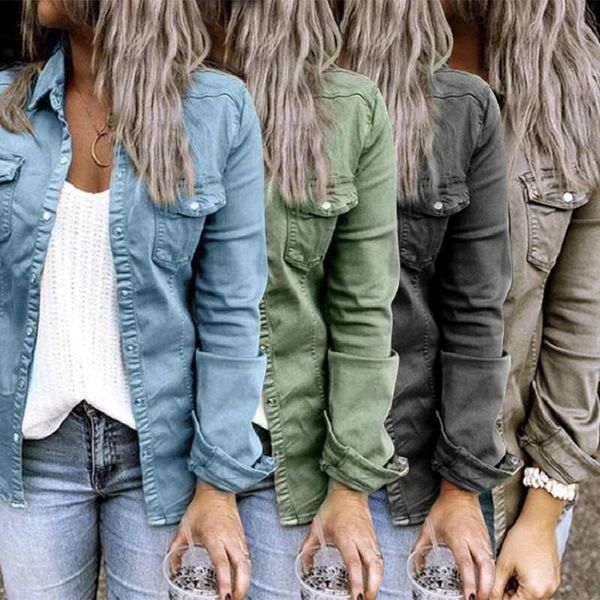 

fashion denim thin coats for women autumn spring single button outerwear slim jeans jackets, Black;brown