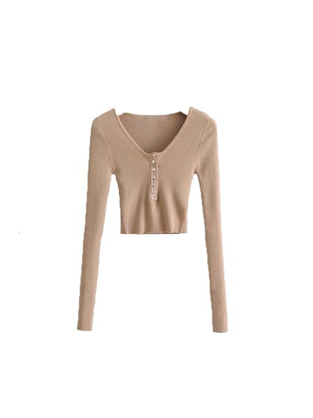 

2021 new autumn super practical winter show high elastic bust thin thread short tall street pullovers women's knitted shirt 60ne, White;black