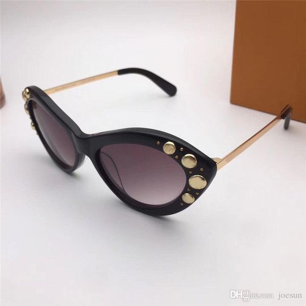 

новые моды дизайнер солнцезащитные очки 1124 кошка глазная рамка простой бестселлер стиль высочайшего качества уф 400 защитные очки с оригин, White;black