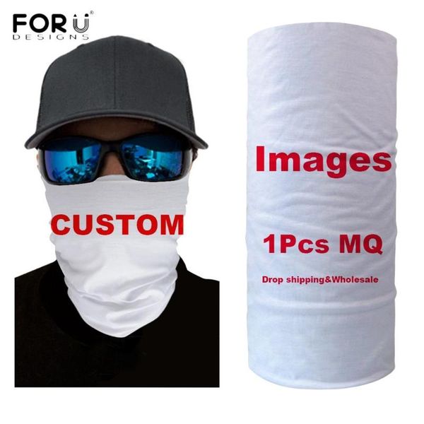 

scarves forudesigns custom your logo/image/name/text print women men bandana windproof neck warmer headband adults outdoor scarf, Blue;gray