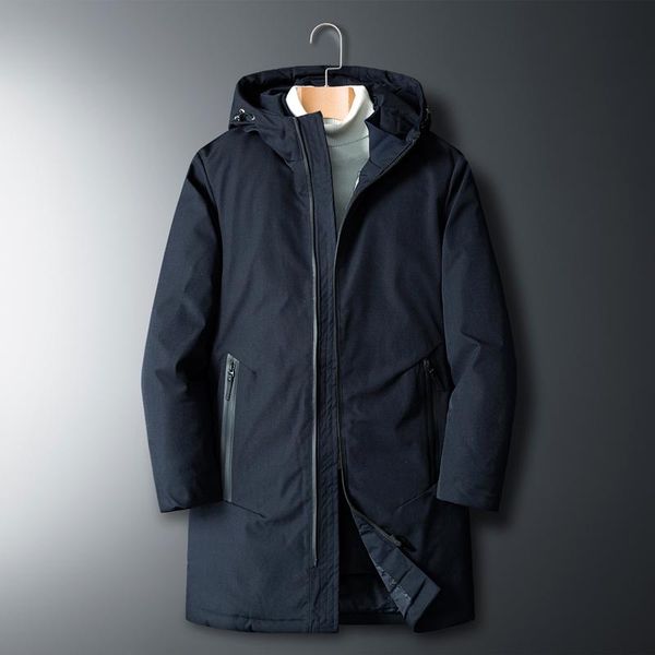 

thick down & parka coat oversize 6xl 7xl 8xl 2020 brand keep warm winter men's black padded jacket