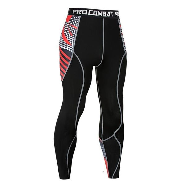 

brand mens running tight jogging pants fitness joggers sports leggings compression pants gyms sport trousers sweatpants tights, Black