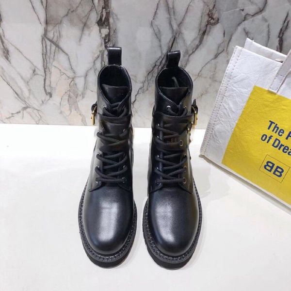 

martin women booties motocycle boot new fashion ankle boots knight combat boots leather black letter bottes casual outdoor shoes
