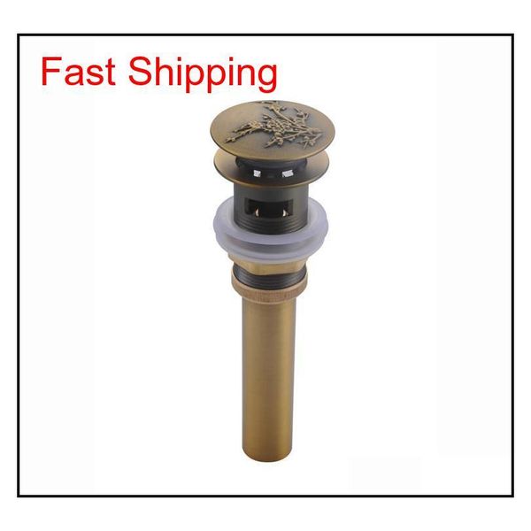 

antique brass pop up drain bathroom basin tub tap sink drain waste with overflow for bathroo jllcue outbag2007