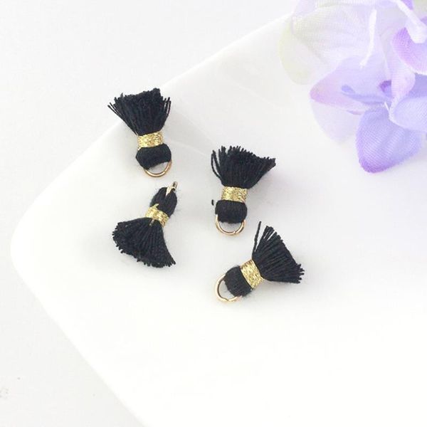 

10pc lot mini cotton fatty tassels diy boho jewelry making supplies bracelet necklace finding fringe trim pendants small tassels h sqclbe