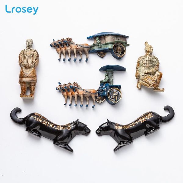 

китайская терракотовая воина на холодильник магнит сувенир стикер ретро домашнее украшение аксессуары для украшения сообщения держатель холо