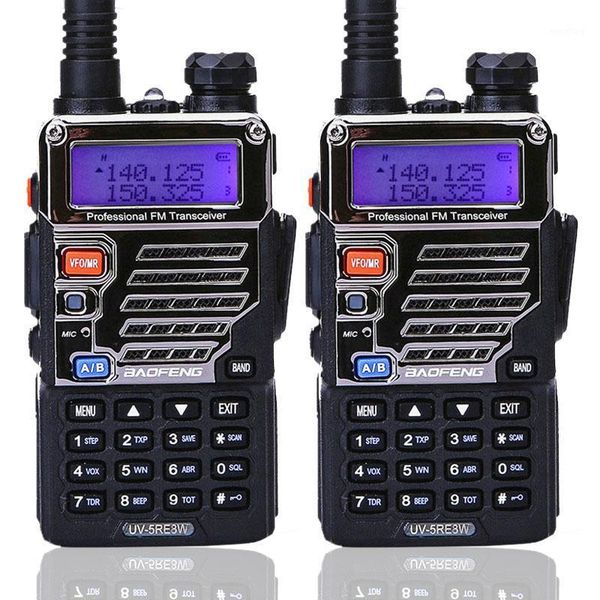 

2pcs baofeng uv-5re 8w walkie talkie10km dual band vox handheld long range portable uv5r bf-uv 5re two way radio1