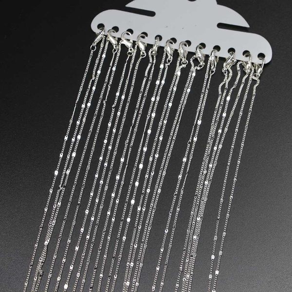 

белый k омаров застежка 12 шт. / пакет 40 см ожерелье медные цепи chocker diy ювелирные изделия насыщенные оптовые аксессуары оптом bbylra